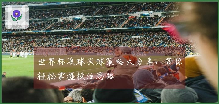 世界杯滚球买球策略大分享，带你轻松掌握投注思路